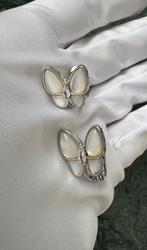 Van Cleef Arpels Butterfly oorbellen zilver, Sieraden, Tassen en Uiterlijk, Oorbellen, Ophalen of Verzenden, Nieuw, Zilver, Zilver