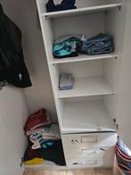 Witte kast hang- en leg, Ophalen, Gebruikt, 50 tot 70 cm, 105 cm of meer