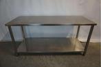 RVS horeca werktafel werkbank Tafel 180x70, Gebruikt, RVS Meubilair, Niet ingevuld, Niet ingevuld