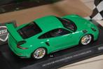 SALE !! 1:18 PORSCHE 911 GT3 RS green 2015 Minichamps WRH, Hobby en Vrije tijd, Modelauto's | 1:18, Verzenden, Zo goed als nieuw