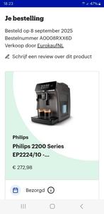 Verse bonen koffie apparaat Philips 2200 Series EP2224/10 -, Koffiemachine, Zo goed als nieuw, 4 tot 10 kopjes, Afneembaar waterreservoir