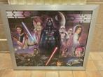 star wars poster, Verzamelen, Ophalen, Gebruikt, Met lijst, Rechthoekig Liggend