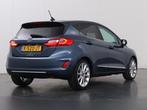 Ford Fiesta 1.0 EcoBoost Vignale | Panoramadak | LED Koplamp, Auto's, 125 pk, Gebruikt, USB, Blauw