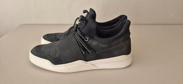 Hinson Zwarte Suède Sneakers Maat 44 beschikbaar voor biedingen