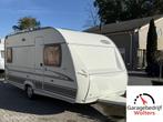 Beyerland 450 tf voortent super nette caravan, Caravans en Kamperen, Rondzit, Bedrijf, Reservewiel, 6 tot 7 meter
