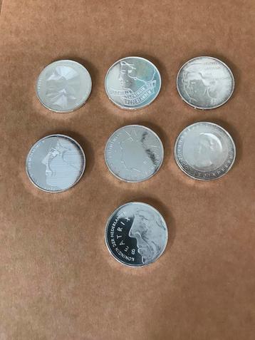 Zilver gelegenheidsmunten Beatrix 50 gulden munt verzamelen beschikbaar voor biedingen