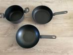 Pannenset, Huis en Inrichting, Keuken | Potten en Pannen, Ophalen of Verzenden, Rvs, Pannenset