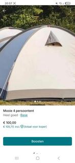 4 Persoons Tent -  Base camp-Cancun 4 - Zo Goed Als Nieuw, Caravans en Kamperen, Ophalen of Verzenden, Zo goed als nieuw