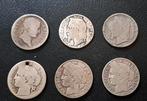 Napoleon Empereur I en III Ceres 6 zilveren Francs 19e eeuw, Ophalen of Verzenden, Frankrijk