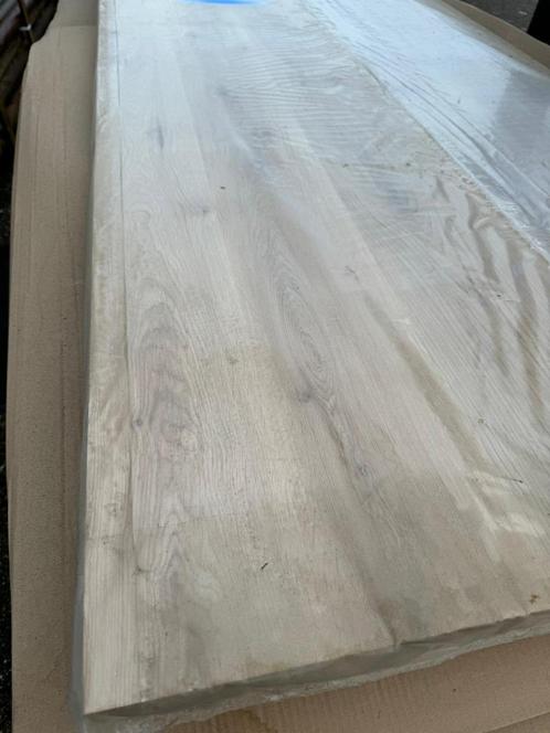 Laatste Eiken werkblad 40mm rustiek eiken 220x100cm, Doe-het-zelf en Verbouw, Platen en Panelen, Nieuw, Hout, Ophalen of Verzenden