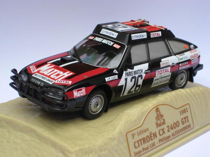 Citroen CX 2400 GTi Dakar 1981 Jaen-Paul Luc Norev 1:43, Hobby en Vrije tijd, Modelauto's | 1:43, Nieuw, Auto, Norev, Ophalen of Verzenden