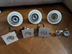 Retro inbouw spots, Ophalen of Verzenden, Zo goed als nieuw, Inbouw