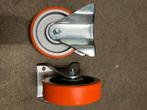 Zware blokwielen rond 150 mm, Verzenden, Nieuw