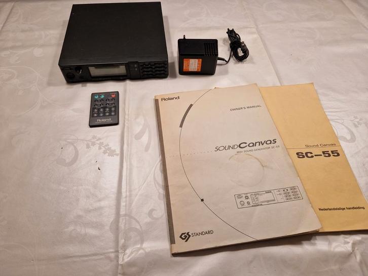 Roland Sound Canvas SC-55 MIDI Module Compleet, Muziek en Instrumenten, Soundmodules, Gebruikt, Roland, Ophalen of Verzenden