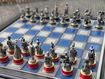 Schaakbord "De slag bij Waterloo" van Franklin Mint beschikbaar voor biedingen