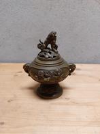 Koperen wierrookbrander Foo Dog China, Ophalen of Verzenden