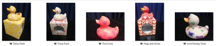 - 5 Romantiek en Stijl: Liefdevolle & Fashion BUD Ducks!, Verzamelen, Speelgoed, Gebruikt, Ophalen of Verzenden