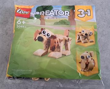 LEGO Creator 30666 - Schattige Dieren 3-in-1 Polybag beschikbaar voor biedingen