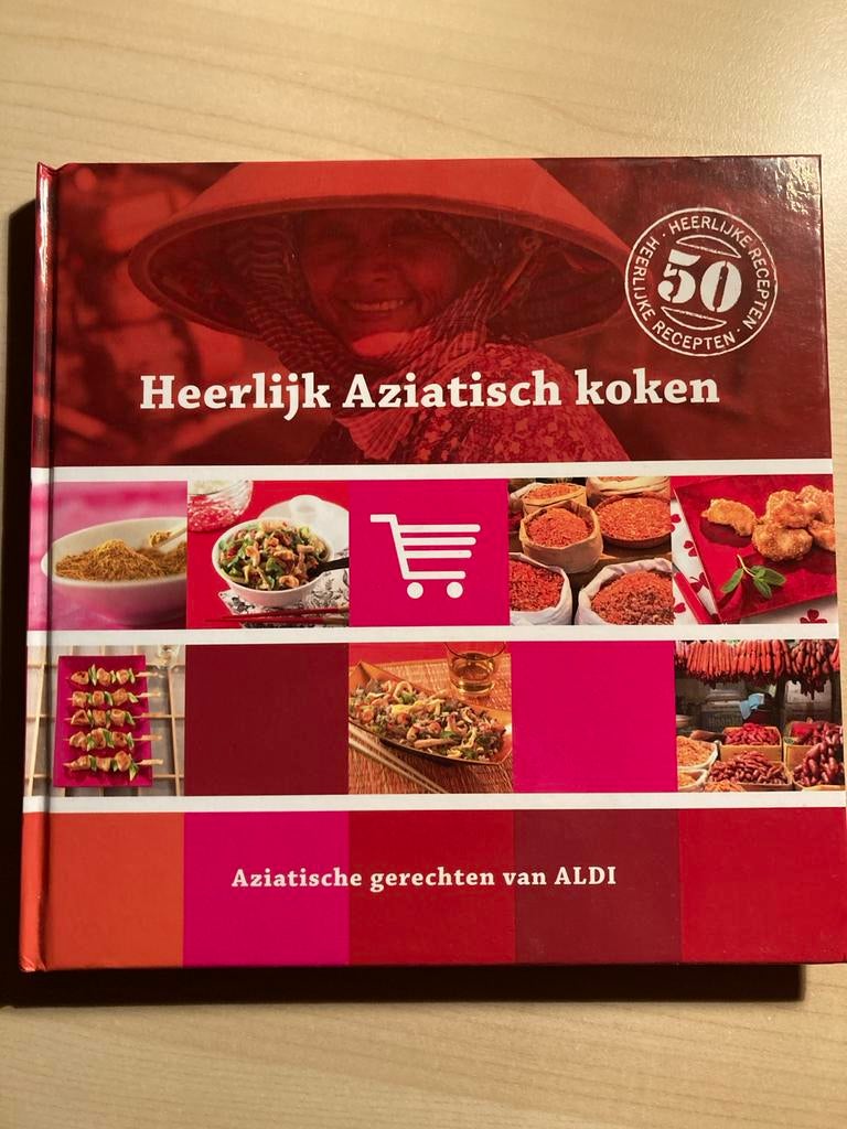 Heerlijk Aziatisch koken - Aldi, Boeken, Kookboeken, Zo goed als nieuw, Voorgerechten en Soepen, Azië en Oosters, Gezond koken