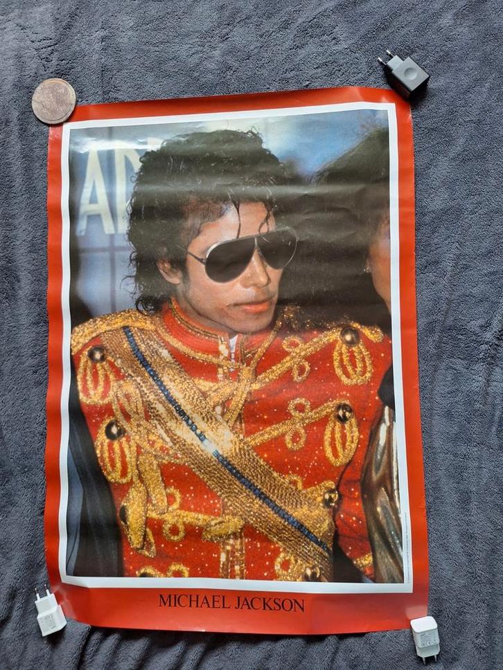 Michael Jackson Poster - 84 x 61 cm, Verzamelen, Posters, Zo goed als nieuw, Muziek, A1 t/m A3, Rechthoekig Staand, Ophalen of Verzenden