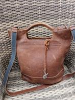 XWorks Leren Hand/Schoudertas, Ophalen of Verzenden, Zo goed als nieuw, Bruin, Handtas