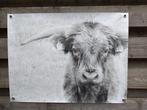 Tuinposter Schotse Hooglander nieuw 80x60 cm, Ophalen, Nieuw