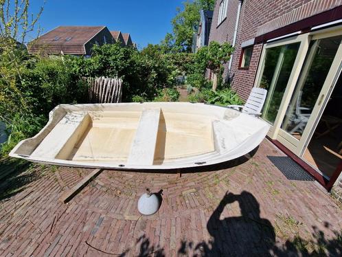 Polyester roeiboot, Watersport en Boten, Roeiboten, Gebruikt, Polyester, Met roeispanen of peddels, Ophalen