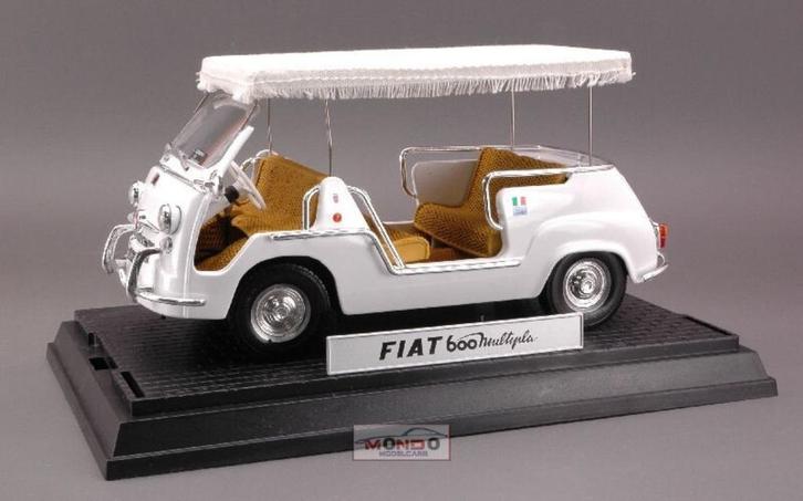 Fiat 600 Multipla Jolly Torino 1961 wit (1:18, La Mini M.), Hobby en Vrije tijd, Modelauto's | 1:18, Nieuw, Auto, Overige merken