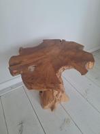 teak coffee table, Huis en Inrichting, Tafels | Bijzettafels, Minder dan 55 cm, Overige vormen, Hout, Ophalen