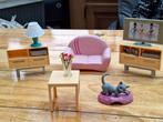 Barbie huiskamer/keuken tafereeltje, Verzamelen, Ophalen of Verzenden, Zo goed als nieuw, Poppenhuis