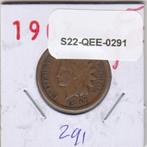 S22-QEE-0291 United States 1 Cent VF 1907 KM90a   Indian Hea, Postzegels en Munten, Munten | Amerika, Verzenden, Noord-Amerika