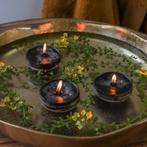 Countryfield Drijfkaarsen set-3 Bollie Large zwart Nieuw!, Huis en Inrichting, Woonaccessoires | Kandelaars en Kaarsen, Overige materialen