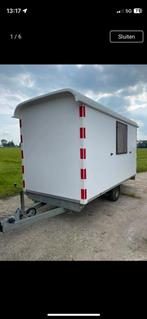 Schaftwagen te koop met berging, Ophalen, Brouwer, Zo goed als nieuw, Nvt