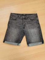 Jack & Jones spijker short jeans korte broek S 176, Ophalen of Verzenden, Zo goed als nieuw, Grijs, Jack & Jones