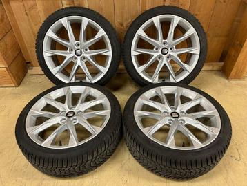 Originele Seat velgen 18inch 5x112 Hankook winterbanden beschikbaar voor biedingen