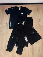Under Armour Trio Set - Zomerklaar!, Kleding | Heren, Sportkleding, Maat 48/50 (M), Zwart, Ophalen of Verzenden, Zo goed als nieuw