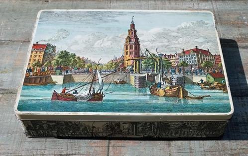 Verkade blik / trommel, Verzamelen, Blikken, Gebruikt, Overige, Overige merken, Ophalen of Verzenden