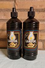 2 Flessen Lampenolie, Tuin en Terras, Fakkels, Ophalen of Verzenden, Zo goed als nieuw