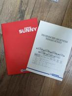 Nissan sunny brochure+ technische gegevens 1986, Nissan, Ophalen of Verzenden, Zo goed als nieuw, Nissan