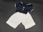 oud marine poppen hemdje met broek, jaren 40, Verzamelen, Ophalen of Verzenden, Nieuw, Kleertjes