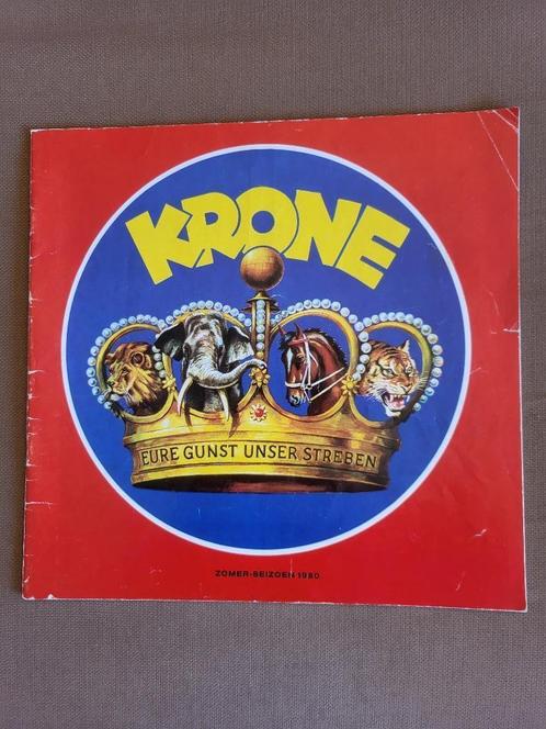 circus/ programmaboeken Circus Krone/ diverse jaren., Verzamelen, Overige Verzamelen, Zo goed als nieuw, Ophalen of Verzenden
