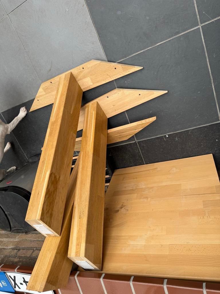 Ronde tafel onderstel, Huis en Inrichting, Tafelonderdelen, Ophalen, Tafelpoot, Gebruikt, 100 tot 150 cm