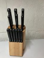 Mes blok met 12 messen, Ophalen of Verzenden, Zo goed als nieuw, Overige materialen