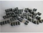 nr. 5907, donkergrijze 1x4 en 1x2 log stenen., Ophalen of Verzenden, Zo goed als nieuw, Losse stenen, Lego