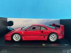 FERRARI F40 1:18 HOT WHEELS ELITE, Hobby en Vrije tijd, Modelauto's | 1:18, Ophalen of Verzenden, Zo goed als nieuw, Auto, Hot Wheels
