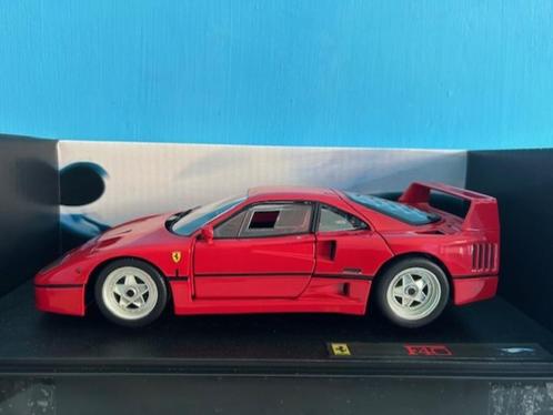 FERRARI F40 1:18 HOT WHEELS ELITE, Hobby en Vrije tijd, Modelauto's | 1:18, Zo goed als nieuw, Auto, Hot Wheels, Ophalen of Verzenden
