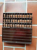 Vintage Letterdoos met Letters, Antiek en Kunst, Ophalen of Verzenden