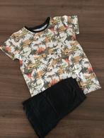 Shortama dino’s maat 128/134, Ophalen of Verzenden, Gebruikt, Jongen, Nacht- of Onderkleding