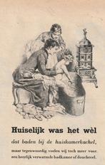 retro reclame 1957 Daalderop Tiel badkamer kachel, Verzamelen, Retro, Verzenden, Overige typen