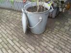 Vuilnisbak: Vintage, ijzeren., Ophalen, Gebruikt, Rond, Tuin